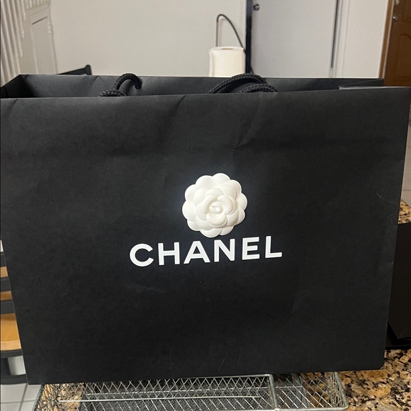 CHANEL Other - CHANEL Black and White Camellia Bag